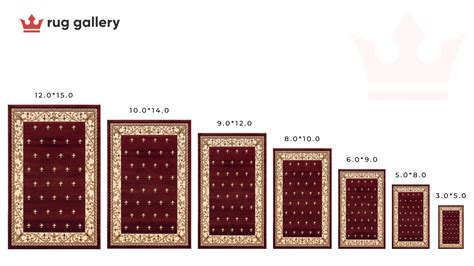 area rug carpet sizes